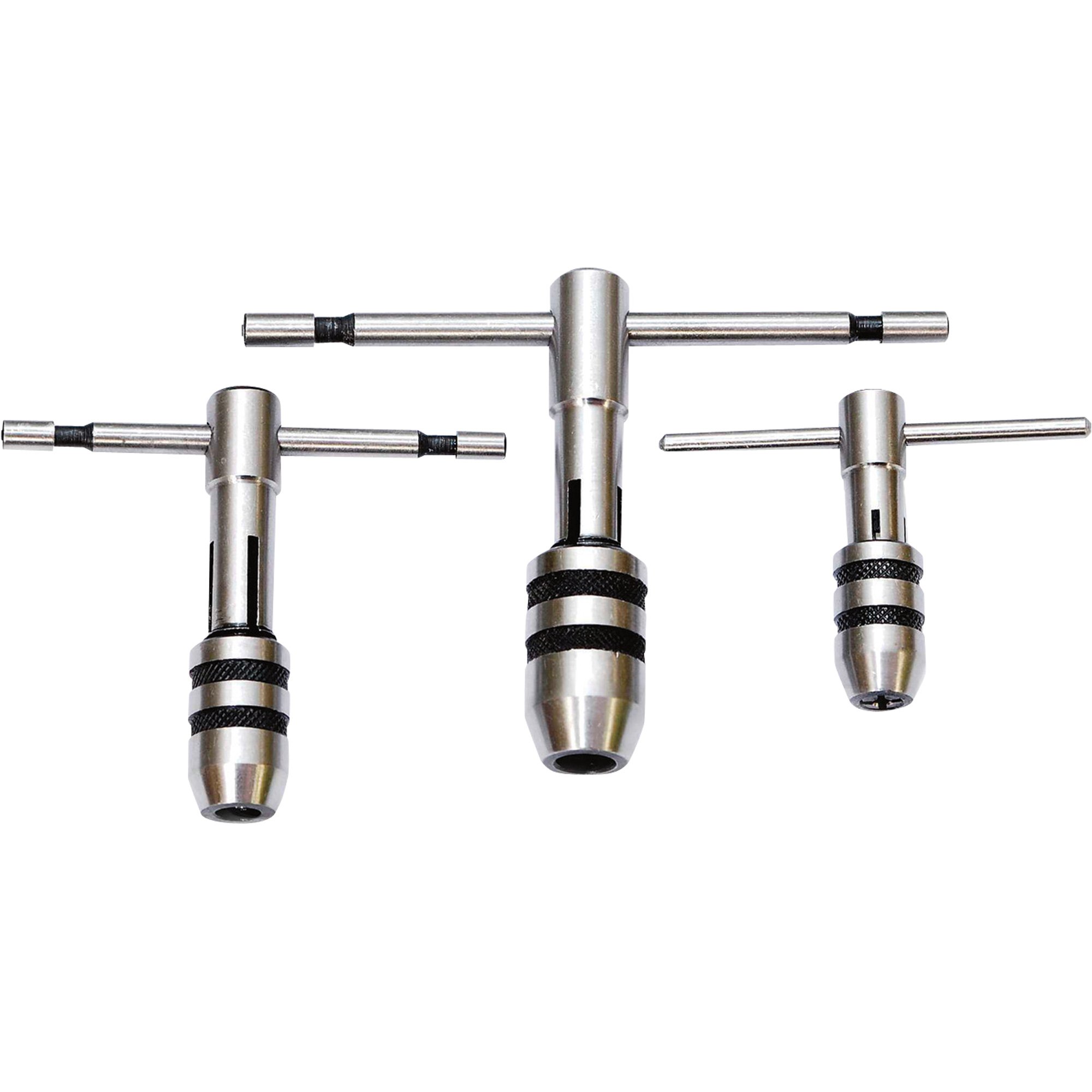 Northern Industrial Solid Jaw Tap Wrench Set — 3Pc., Model ATW0053